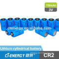 Lithium battery CR2 3.0v ,CR2 battery for detectror,3.0v lithium battery non rechargeable